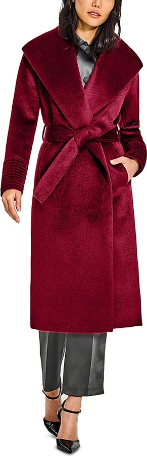 Sentaler Suri Shawl Collar Long Wrap Coat