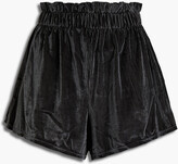 Thumbnail for your product : Onia Ribbed velvet shorts