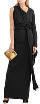 Thumbnail for your product : Tom Ford Asymmetric Draped Silk-Crepe Gown
