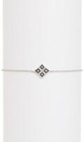 Thumbnail for your product : Freida Rothman Rhodium Plated Sterling Silver CZ Contemporary Deco Pendant Bracelet