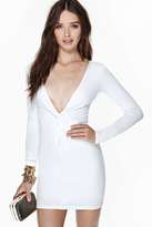 Thumbnail for your product : Nasty Gal Knot Over You Dress - Ivory