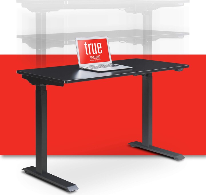 TrueSeating Electric Standing 47" Computer Desk Ergonomic Adjustable