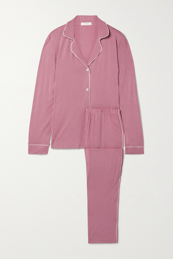 Eberjey Gisele Pyjama Aus Stretch-TM-modal-jersey in Pink Damen Bekleidung Nachtwäsche Schlafanzüge 