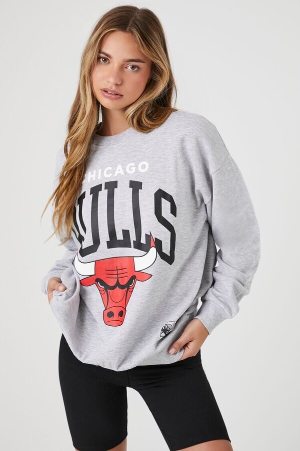 Chicago Bulls Graphic Crew Sweatshirt