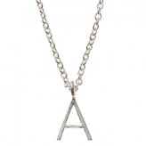 Thumbnail for your product : Oliver Bonas Silver Alphabet Necklace