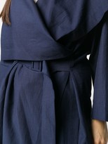 Thumbnail for your product : Issey Miyake Draped Asymmetric Coat