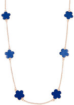 Thumbnail for your product : Jardin Navy Clover Necklace