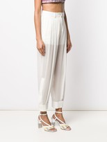 Thumbnail for your product : Pucci High-Rise Sheer Trousers