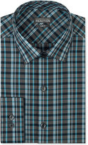 Thumbnail for your product : Kenneth Cole Reaction Slim-Fit Turquiose Check Dress Shirt
