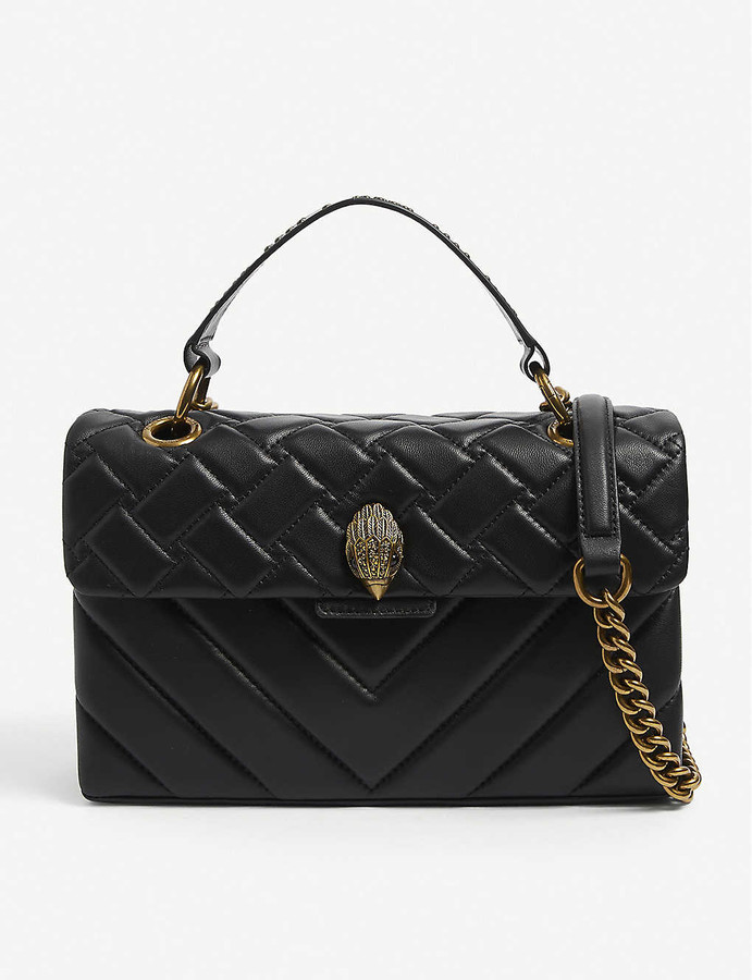 Kurt Geiger Kensington leather shoulder bag ShopStyle