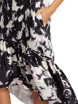 Thumbnail for your product : 3.1 Phillip Lim Abstract Sleeveless Flounce Dress