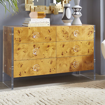 Jonathan Adler Bond Six Drawer Credenza