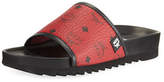 Thumbnail for your product : MCM Men's Visetos Slide Sandals