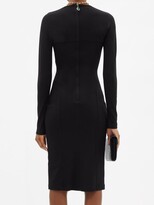 Thumbnail for your product : Dolce & Gabbana Sweetheart-neckline Jersey Midi Dress - Black