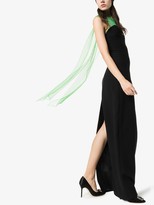 Thumbnail for your product : Rasario Crepe and tulle gown