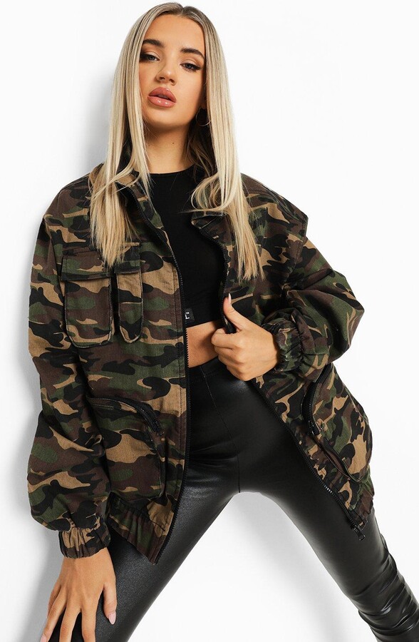 camo jacket womens