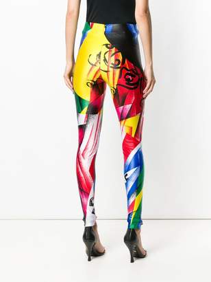 Versace clash print leggings
