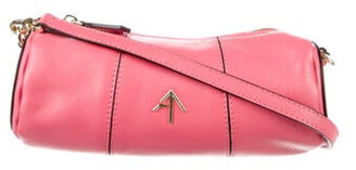 Womens Bags Top-handle bags MANU Atelier Leather Xx Mini Cylinder in Pink 