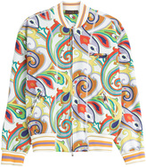 Thumbnail for your product : Etro Printed Cotton Bomber Jacket