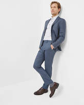 Thumbnail for your product : Ted Baker CRAMTRO Herringbone wool trousers