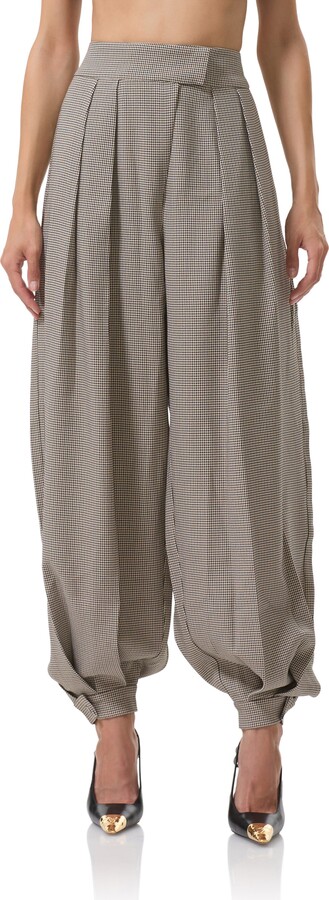 AFRM Tiffany Houndstooth Balloon Pants