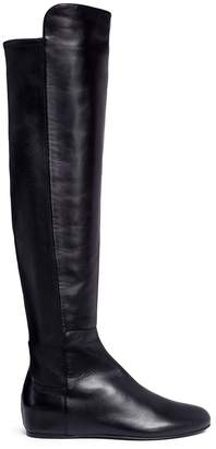 Stuart Weitzman 'All Day' concealed wedge leather thigh high boots