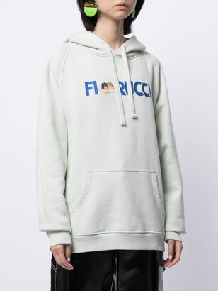 Fiorucci Angels embroidered-logo hoodie