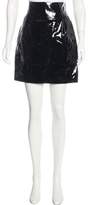 Thumbnail for your product : Alexandre Vauthier Patent Leather Mini Skirt