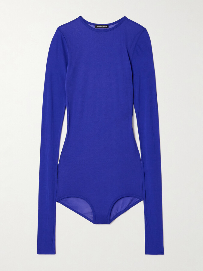 Ann Demeulemeester Bien Jersey Bodysuit - Blue