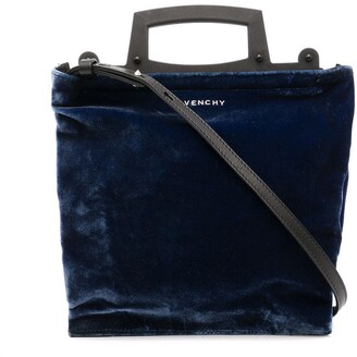 De-iceShops Netherlands - 'Antigona Micro' shoulder bag Givenchy - Givenchy  logo-plaque silk tie Blau