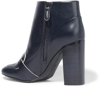 Tory Burch Bond Leather Ankle Boots