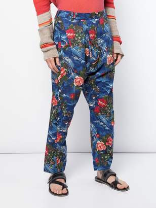 Vivienne Westwood floral print trousers