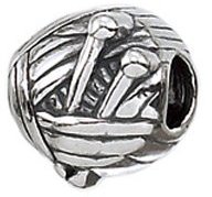Zable Knitting Hobbies Professions Sterling Silver Charm