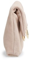 Thumbnail for your product : Sole Society Maron Foldover Suede Clutch - Pink