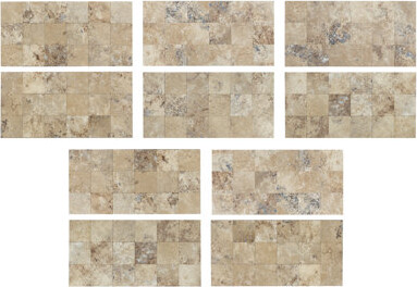 Aspect Collage Peel and Stick Backsplash 5-Pack