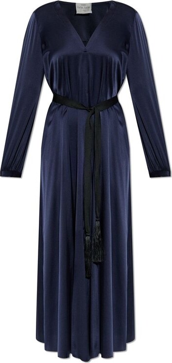 Forte Forte Belted Silk Maxi Dress