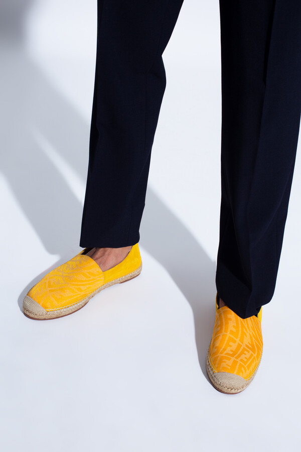 Fendi Espadrilles With Logo Men's Yellow - ShopStyle Slip-ons & Loafers