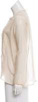 Thumbnail for your product : Lareida Semi-Sheer Long Sleeve Blouse w/ Tags Semi-Sheer Long Sleeve Blouse w/ Tags
