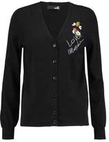 Thumbnail for your product : Love Moschino Embroidered Cotton Cardigan