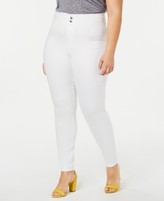 macys plus size white jeans