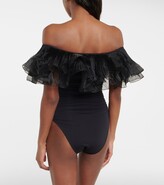 Thumbnail for your product : Giambattista Valli Ruffle-trimmed swimsuit