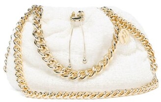 Rosantica Mania Small Chain-embellished Cross-body Bag - White Gold