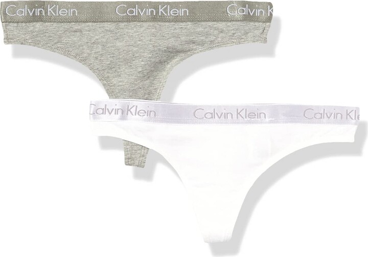 Calvin Klein Women's Motive Cotton Multipack Thong Panty