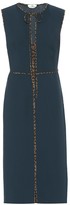 Thumbnail for your product : Fendi Virgin wool crApe midi dress
