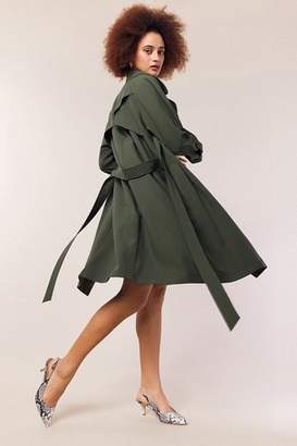 Next Womens Oasis Green Duster Coat