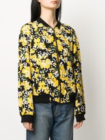 Thumbnail for your product : MICHAEL Michael Kors Floral Print Bomber Jacket