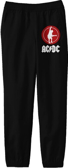 AC/DC ACDC Angus Young Silhouette with Logo Youth Black Graphic Sweats ...