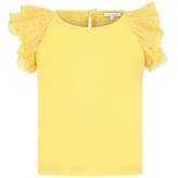 Thumbnail for your product : Chloé ChloeGirls Yellow Top With Frilly Trims
