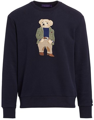 Ralph Lauren Purple Label Bedford Bear Crewneck Sweater