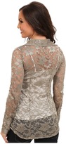 Thumbnail for your product : Stetson 9325 Taupe Stretch Lace Top